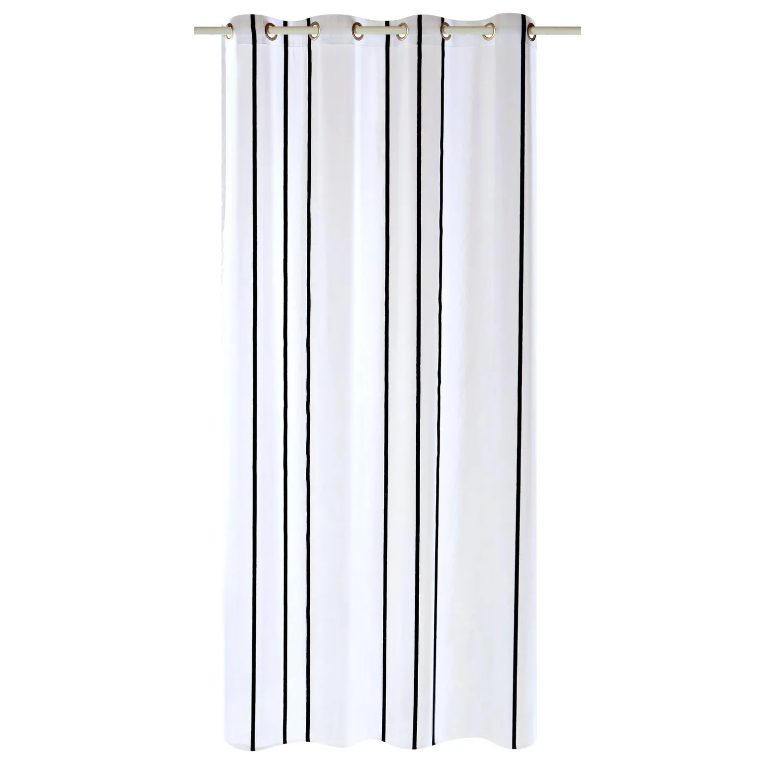 Voilage YUNA coloris noir 140 x 260 cm - 4MURS