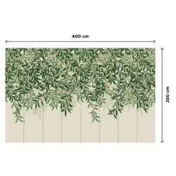 William Morris at Home Papier peint panoramique XL WILLOW BOUGH XL 400 x 250 cm vert feuille