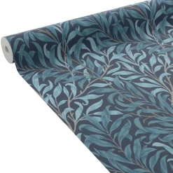 William Morris at Home Papier peint intissé WILLOW BOUGH bleu nuit