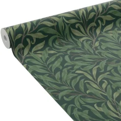 William Morris at Home Papier peint intissé WILLOW BOUGH Vert foncé