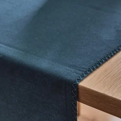 WINKLER Chemin de table DELIA bleu canard 45 x 170 cm - 4MURS