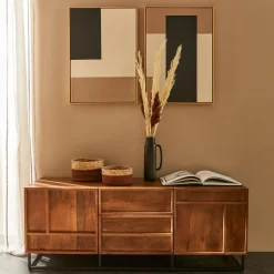 WOOOD Meuble TV FORREST coloris naturel - 4MURS