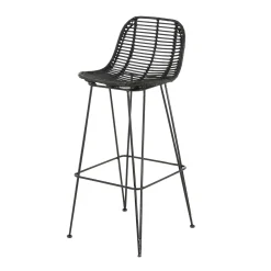 Zago Tabouret de bar FRESH coloris noir - 4MURS